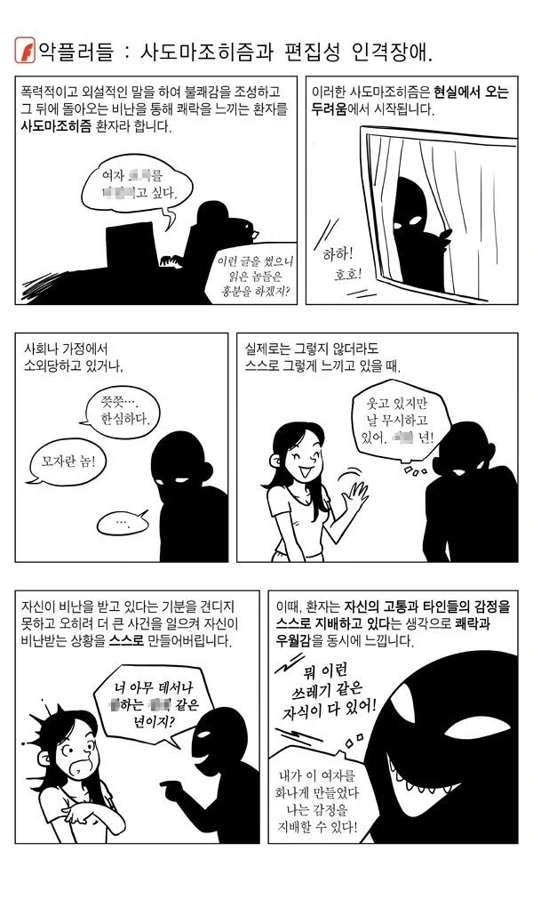 악플러들 : 사도마조히즘과 편집성 인격장애.manga