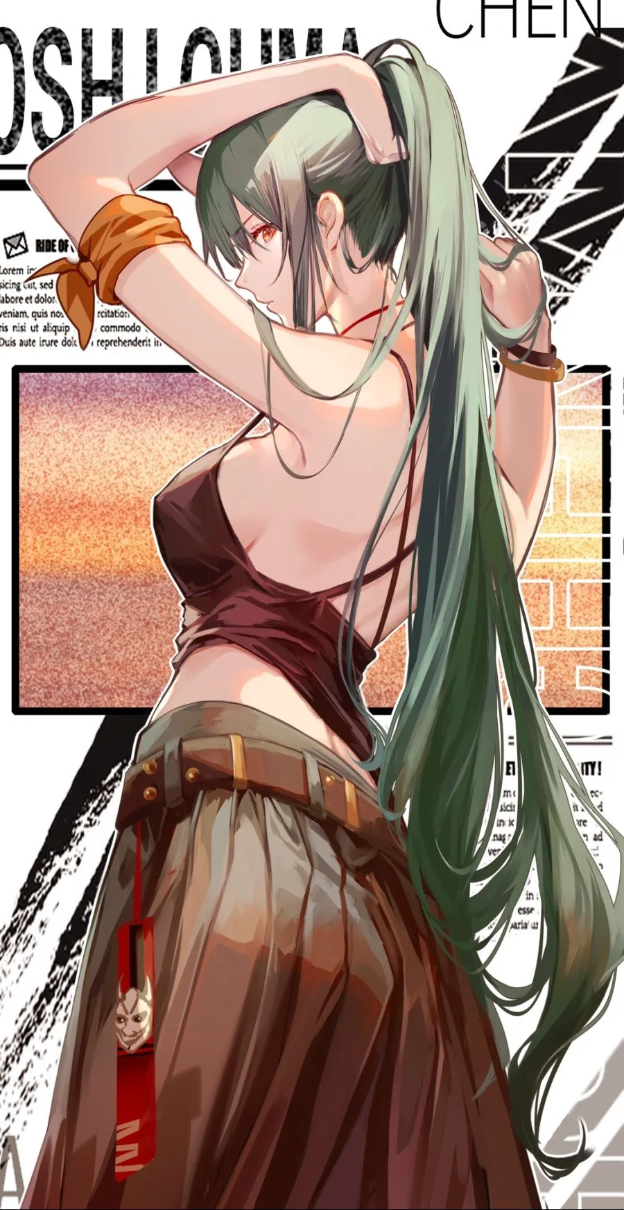 명일방주)임최몸 수영복 오퍼레이터.manga