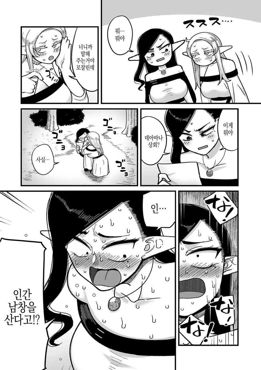 하찮은 인간 따위 경멸하는 엘프.manga - 이미지 2