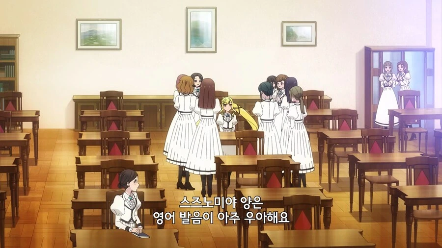 아가씨의 영어발음의 비결