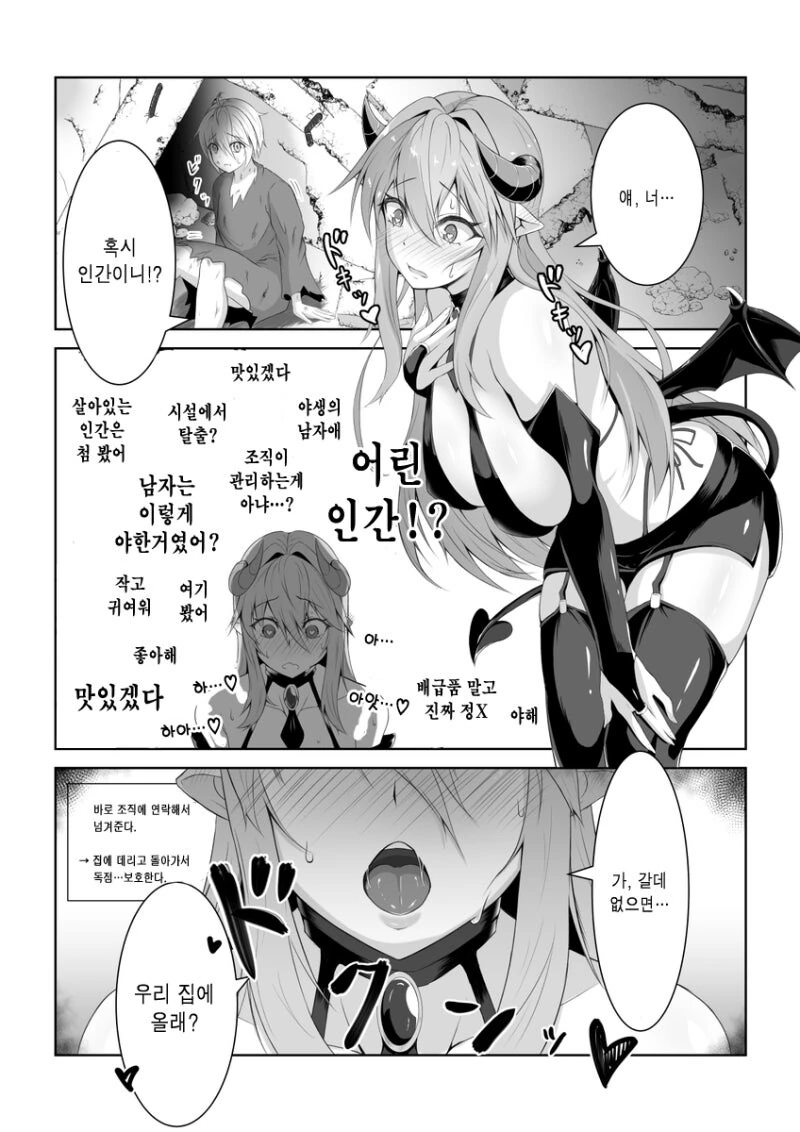 인류가 거의 멸종하고 서큐버스가 번영한 세계.manhwa