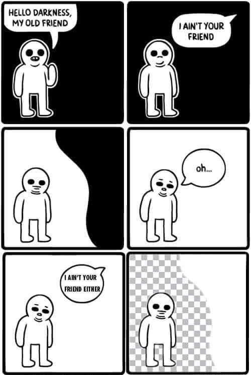 어둠, 내 오랜 친구여.manwha