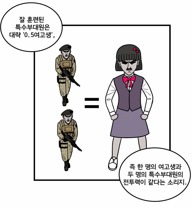 여고생 많이 나오는 만화