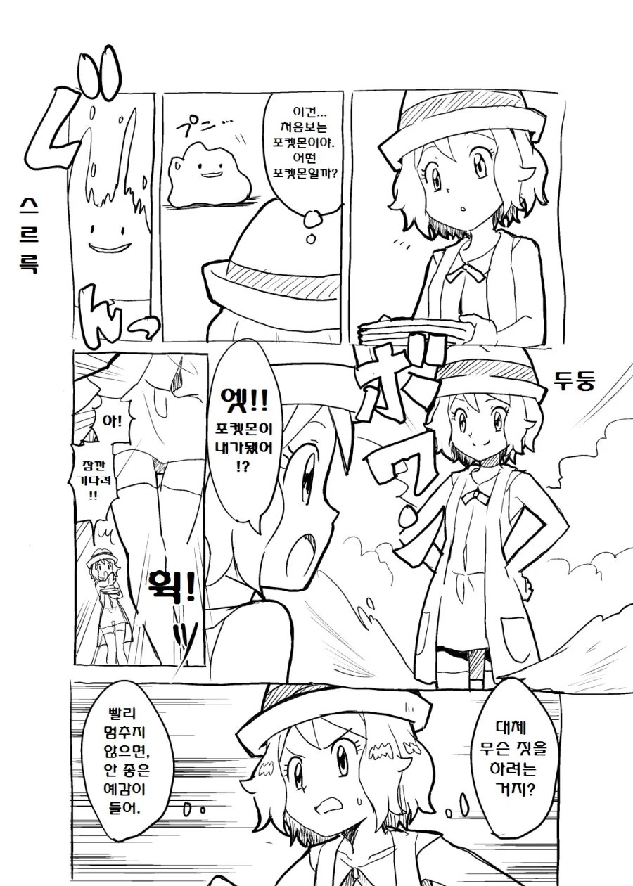(포켓몬) 메타몽을 만난 세레나.Manhwa