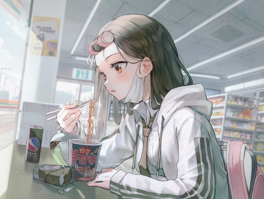 진정한 편의점의 K-여고생.manga