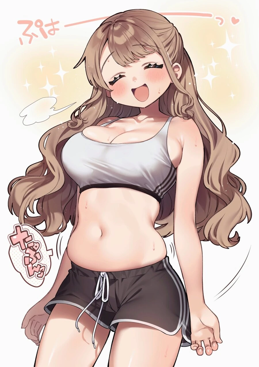 배에 힘주는 누나 - 이미지 2
