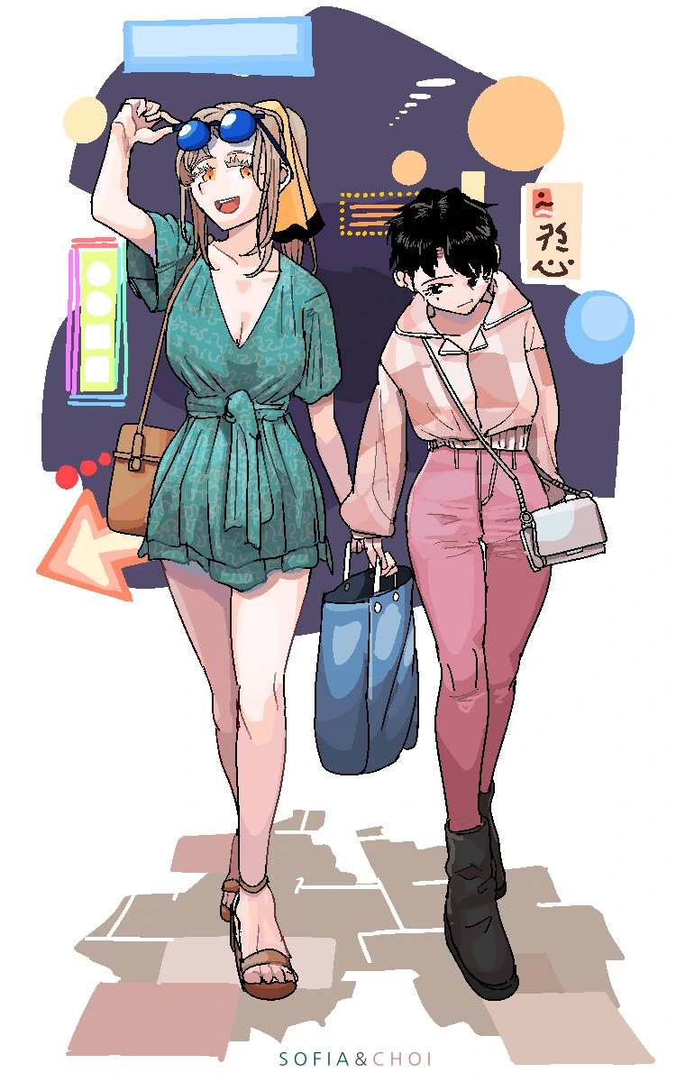 반바지)휴식을 즐기는 ♥시여자요원들.manga - 이미지 3