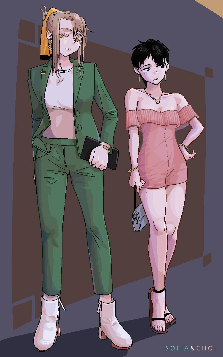 반바지)휴식을 즐기는 ♥시여자요원들.manga - 이미지 4