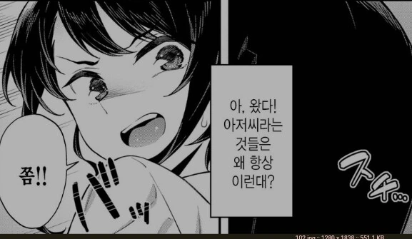지하철에서 치한순애하는 만화 - 이미지 2
