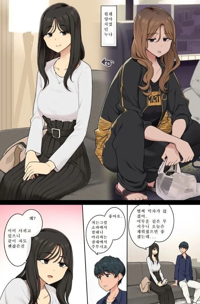 전직 양아치였던 누나와 사귀는 만화