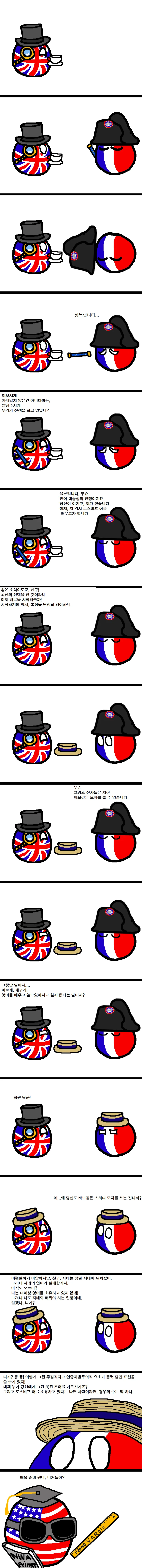 폴란드볼)언어 대중성의 전쟁.manga