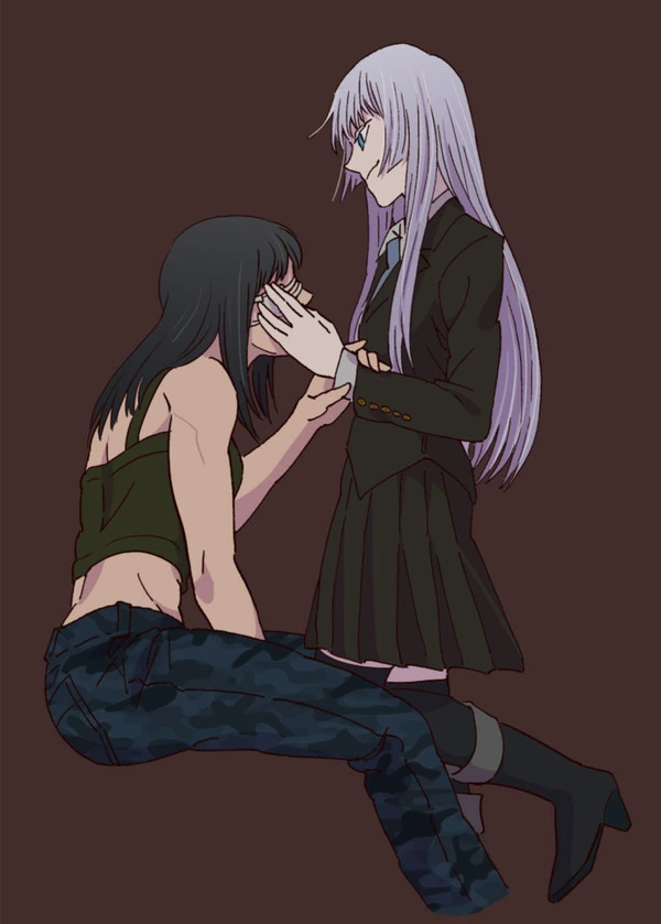 흑발ㄱㅇ누님과 백발슬렌더 누님 백합.manga - 이미지 3