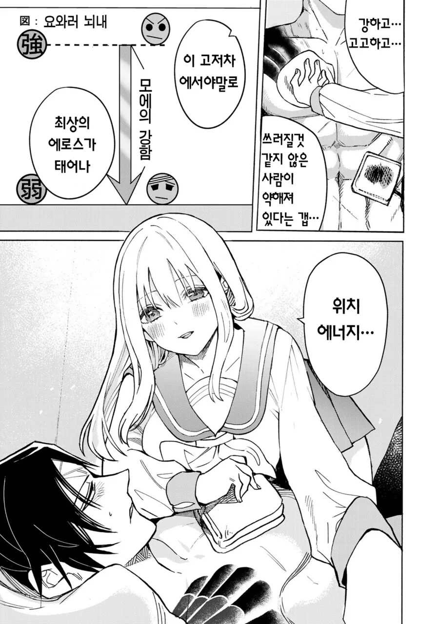 약해진 모습에 끌려하는 여고생.manhwa - 이미지 25