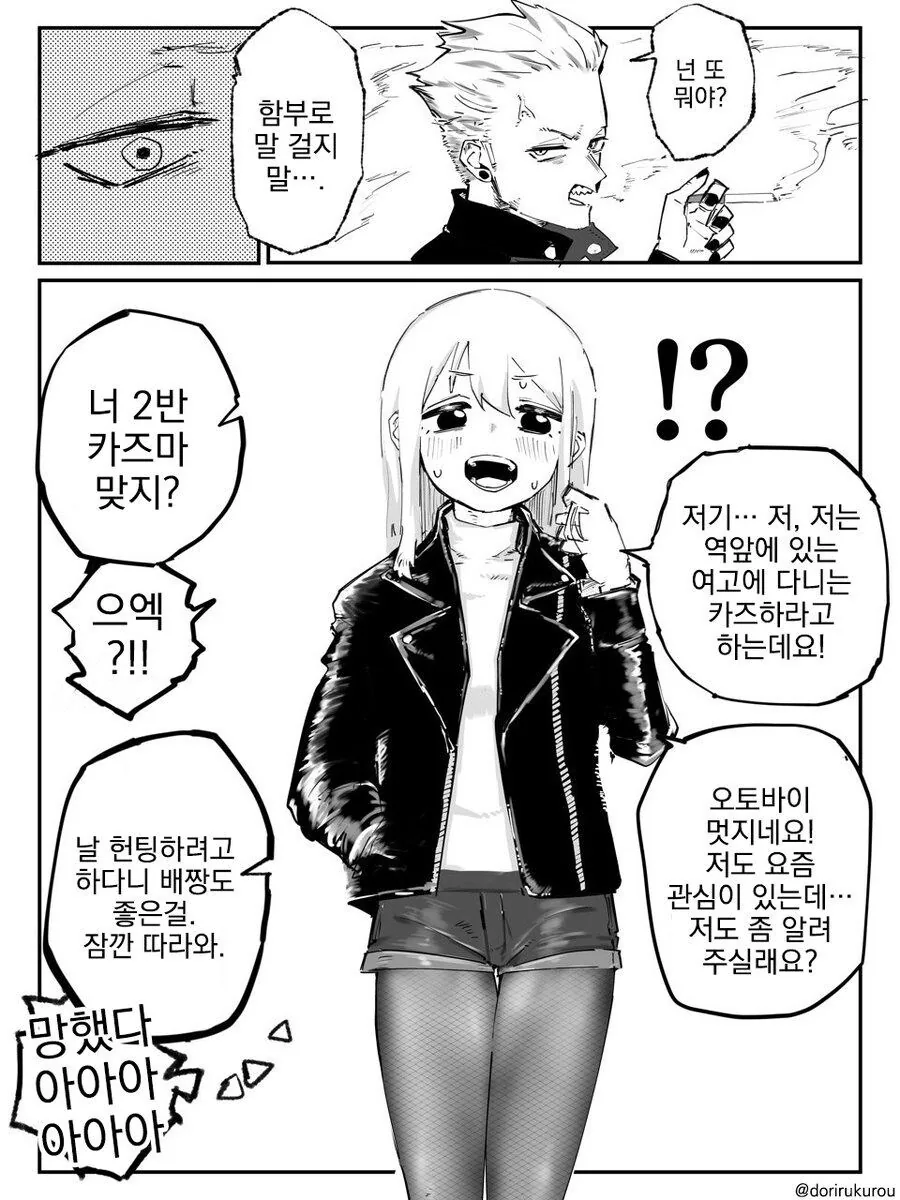 학교 양아치에게 쌍둥이 누나 대신 여장해서 고백하는 만화 - 이미지 2