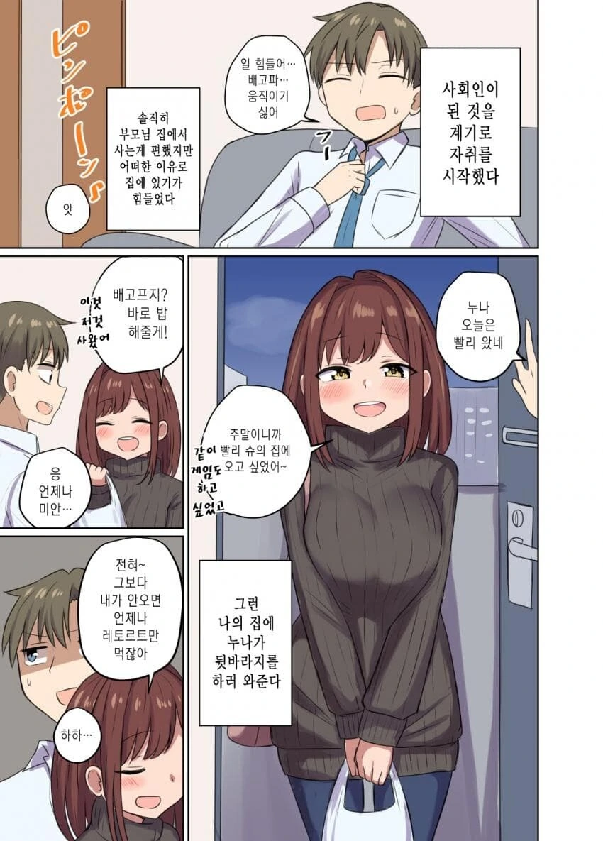 누나에게 남친이 생긴 manga