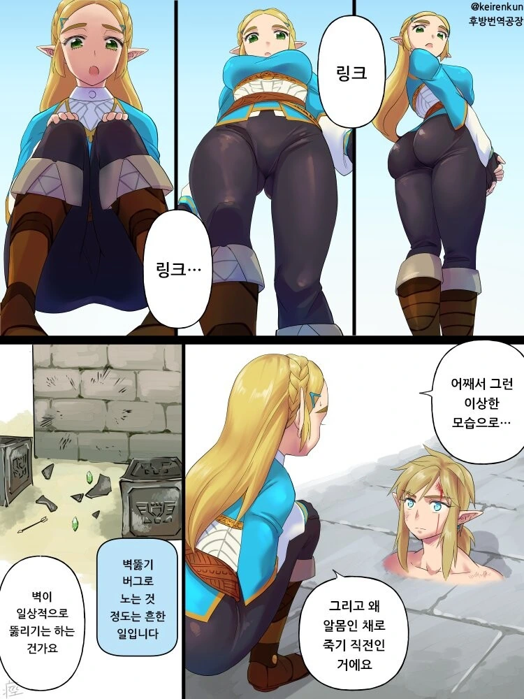 젤다) 버그 쓰는 링크 만화