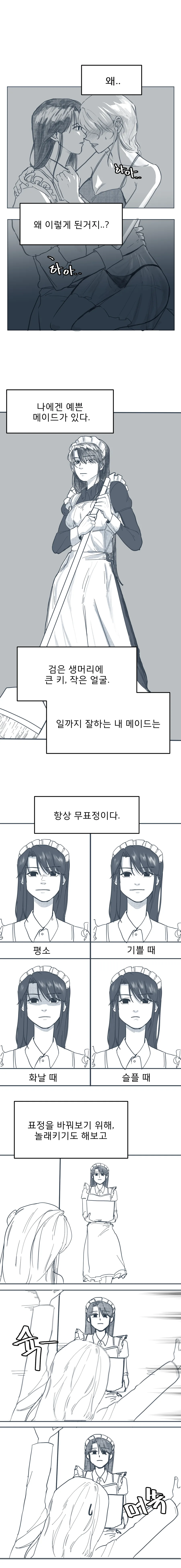 우리집 메이드는 항상 무표정이다.manwha