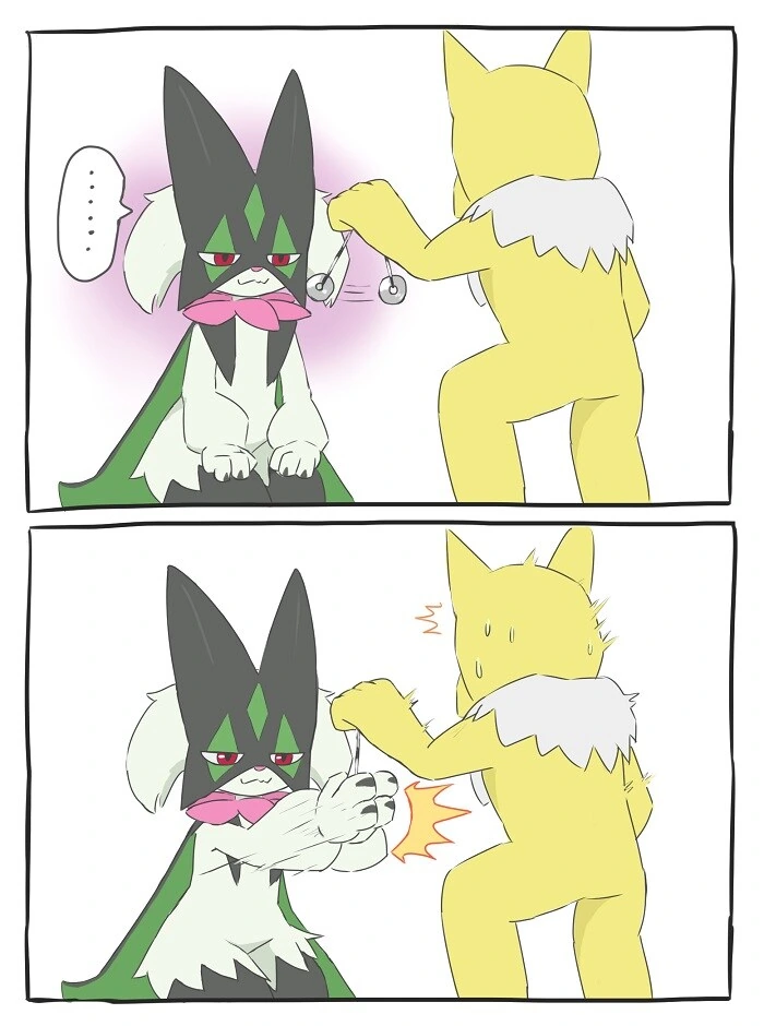 포켓몬)마스카나 최면 거는 만화.manga