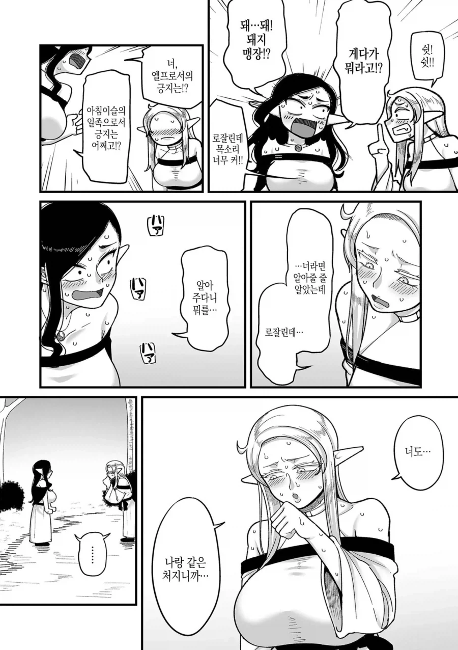 엘프의 긍지를 지키는 엘프 아줌마.manga - 이미지 3