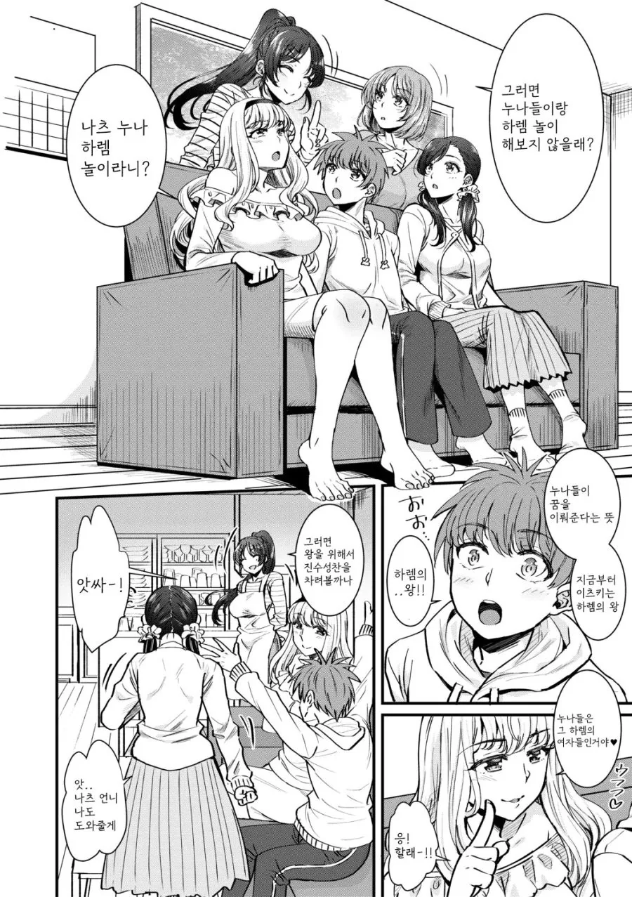 누나들과 함께 하는 즐거운 ㅎㄹ 만화 - 이미지 4