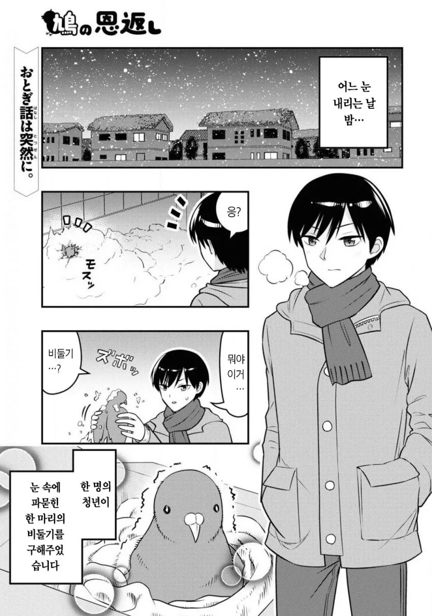 은혜를 몸으로 갚는 닭둘기 manga