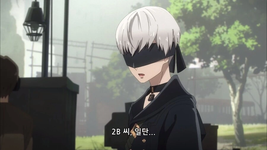 니어 오토마타) 이거 2B 웃은거지