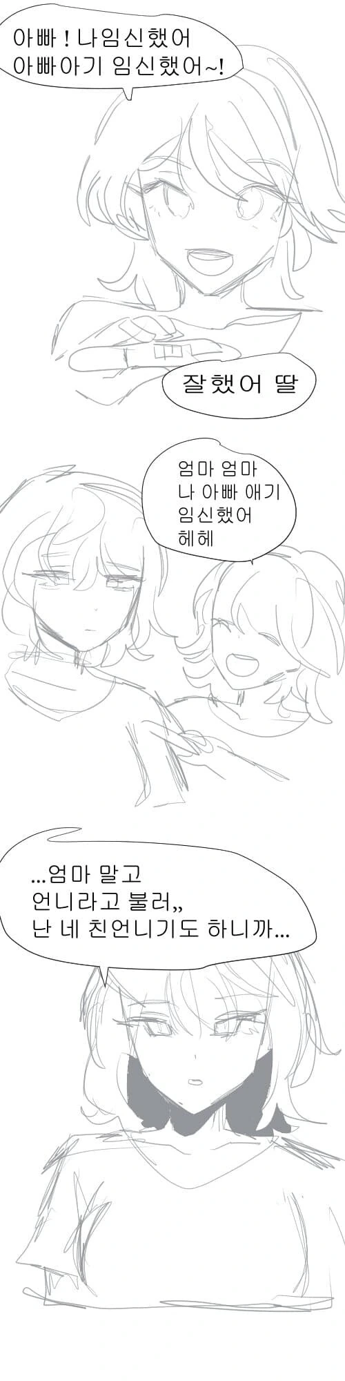 ㅇㅅ한 사실을 알리는 딸.manhwa