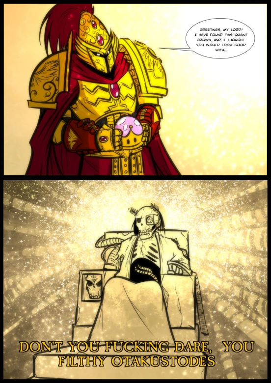 40k) 이상한 왕관을 찾은 커스토디안 가드.manhwa