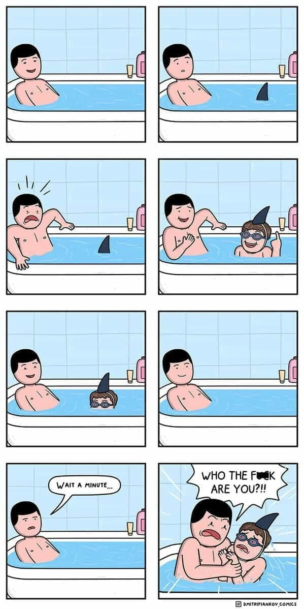 그런데 갑자기,상어가.manga