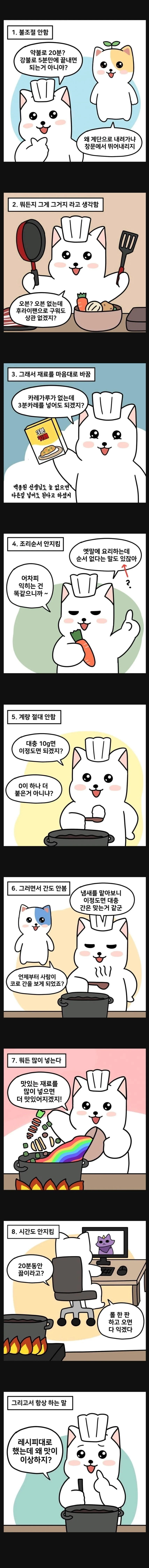 요리 못하는 사람 특징.manwha