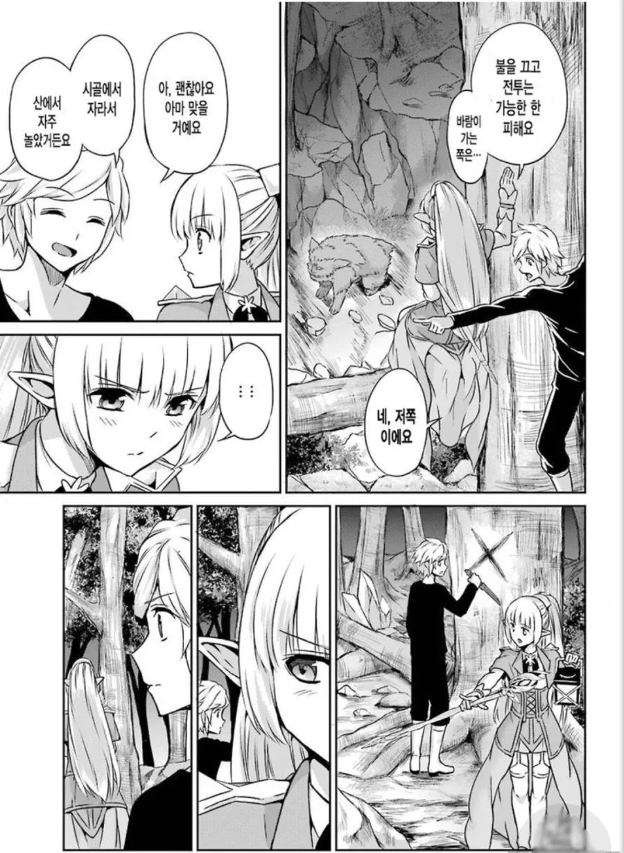 던만추) 레즈엘프를 양성애자로 만들려고 노력하는 주인공.Manhwa - 이미지 13