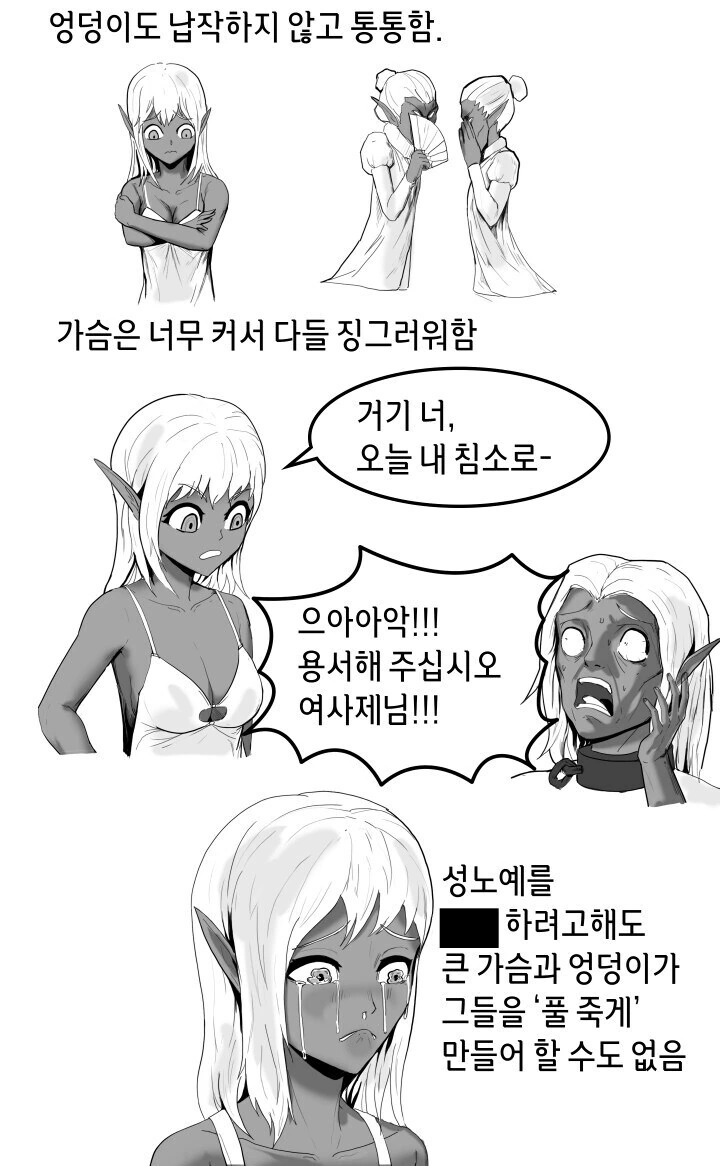 Trpg) 자기와 ㅅㅅ할 것을 요구하는 드로우 사제.manhwa - 이미지 10