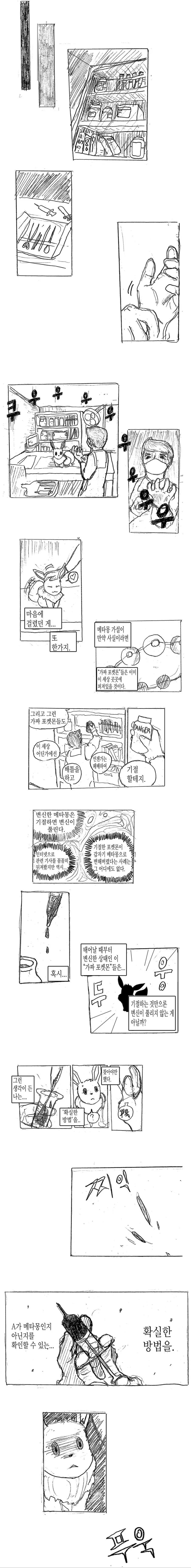 (스압)메타몽에 대한 고찰 만화 - 이미지 13