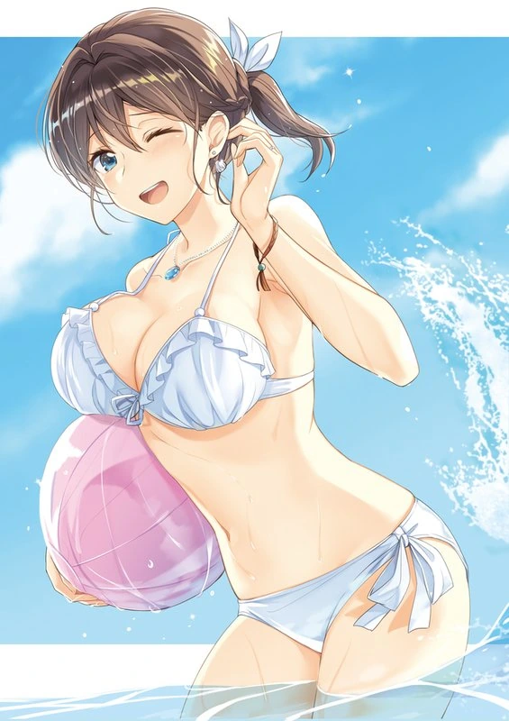 수영복이 작아진 여자친구 manga - 이미지 8