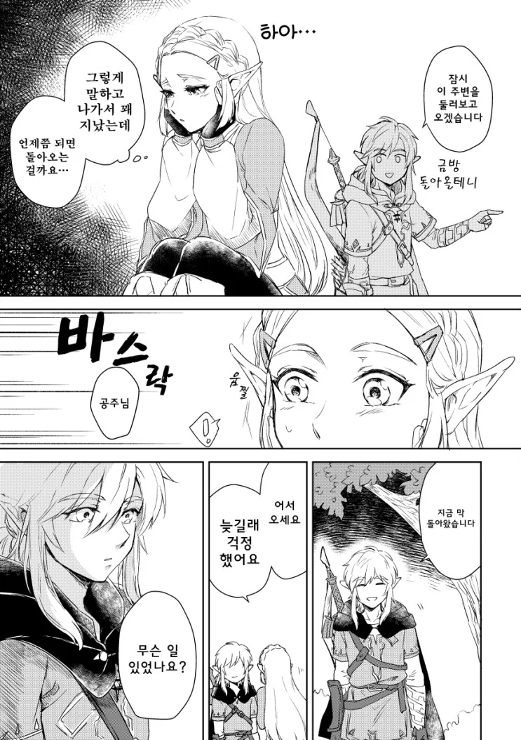 젤다와 링크 만화