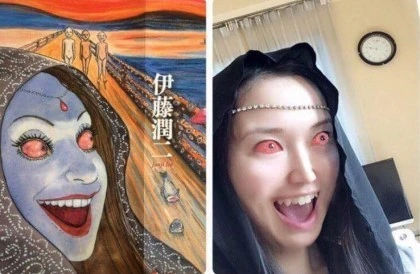 공포)의 이토준지 만화 캐릭터 코스프레.jpg - 이미지 4