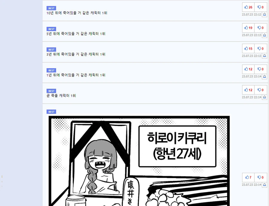 봇치더락) 향년 27세 히로이 키쿠리.manhwa