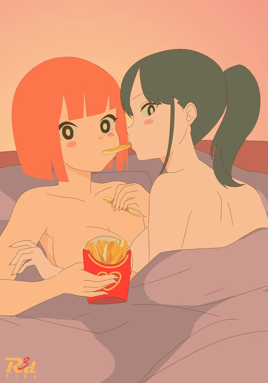 백합)맥도날드 커플인데
