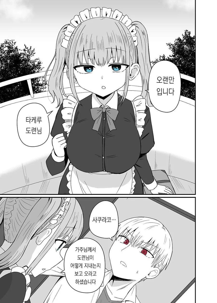 연상 메이드가 집에 쳐들어왔다.manhwa