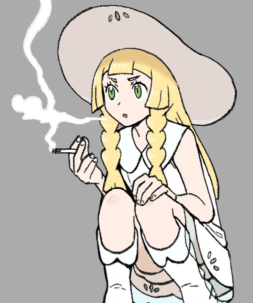금발 ㄹㄹ 흡연.manga