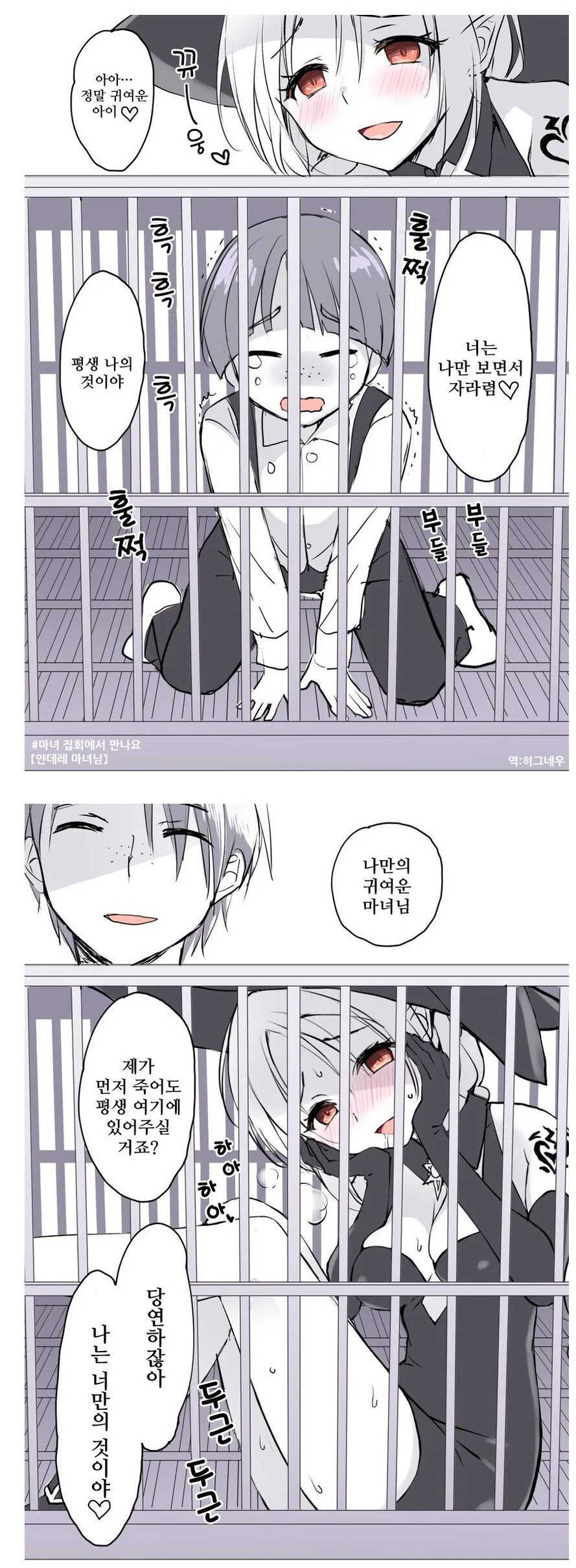 납치, 감금하는 마녀.manga
