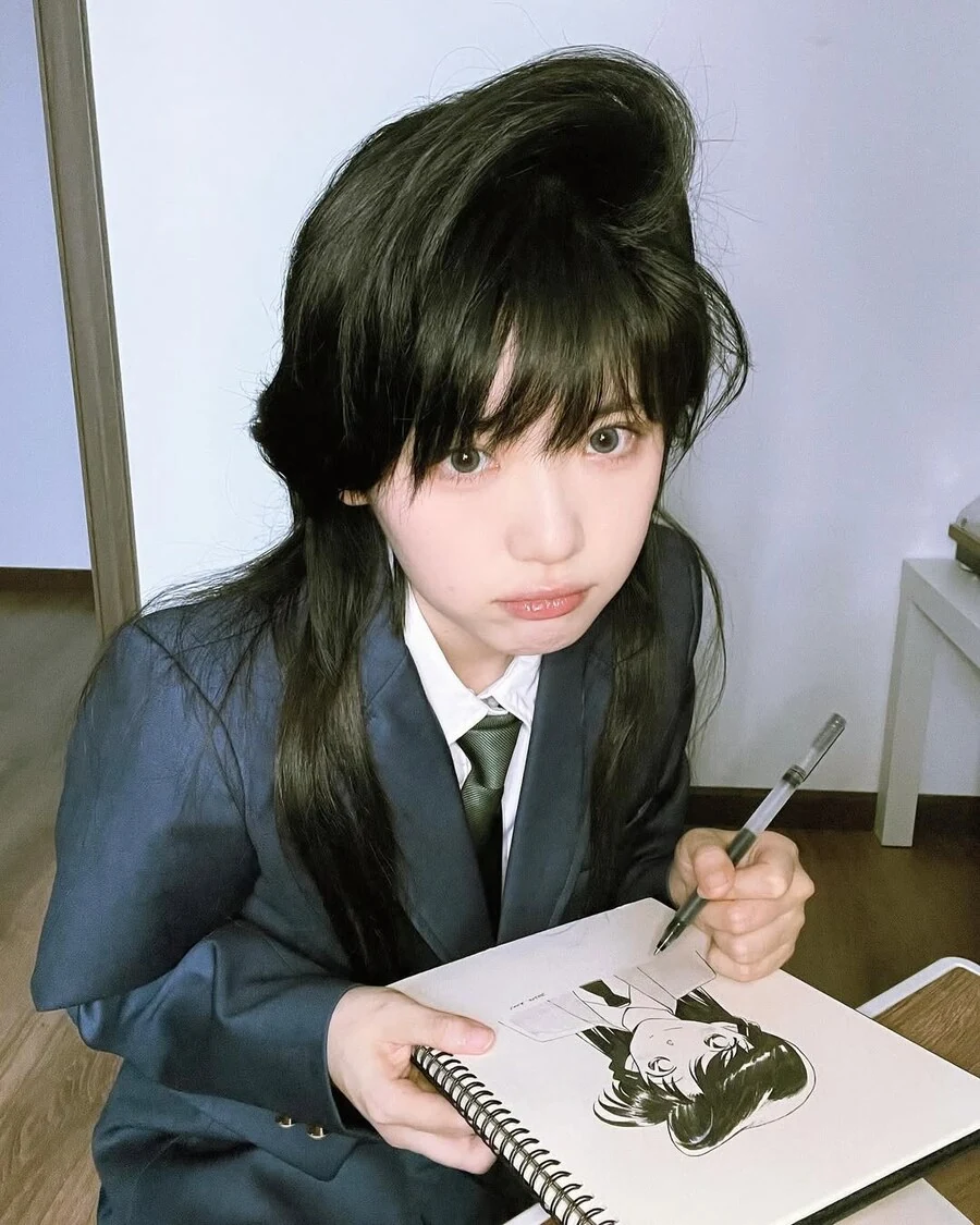 만화 캐릭터 헤어스타일 코스프레 하는 눈나.jpg - 이미지 8