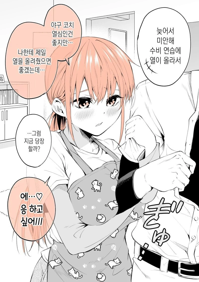 야구바보 남편과 ㅅㅅ하고 싶은 아내 만화.manhwa