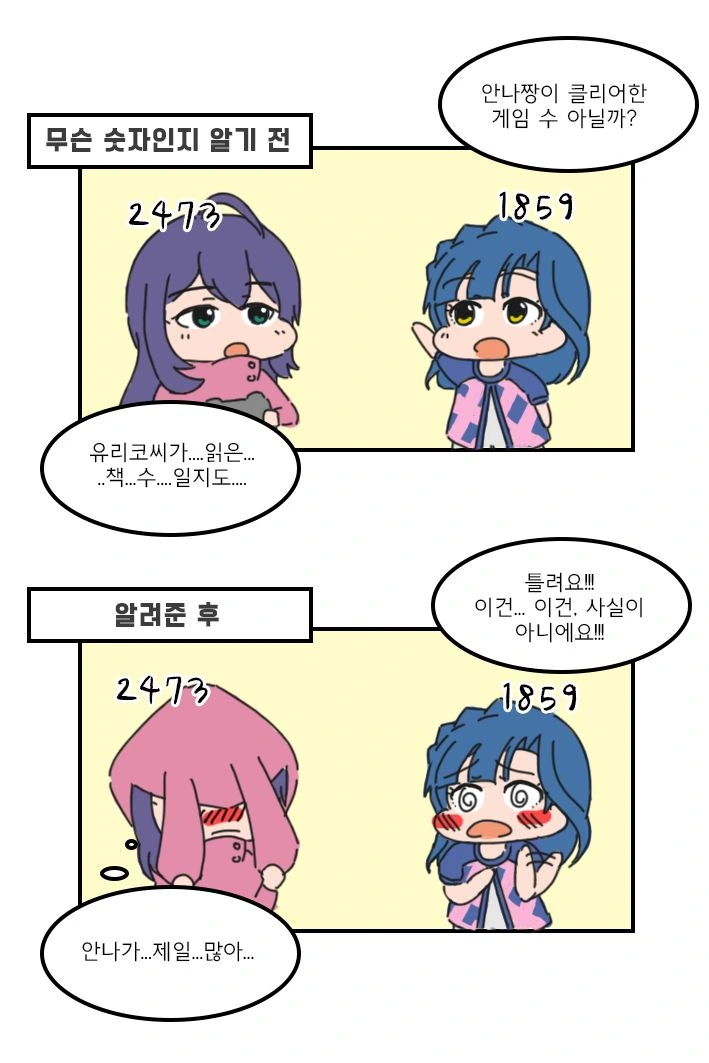 @)아이돌머리위에 숫자가뜨는 manga