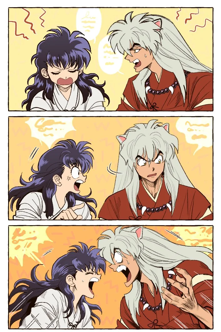이누야샤가 부부싸움 하는.manwha