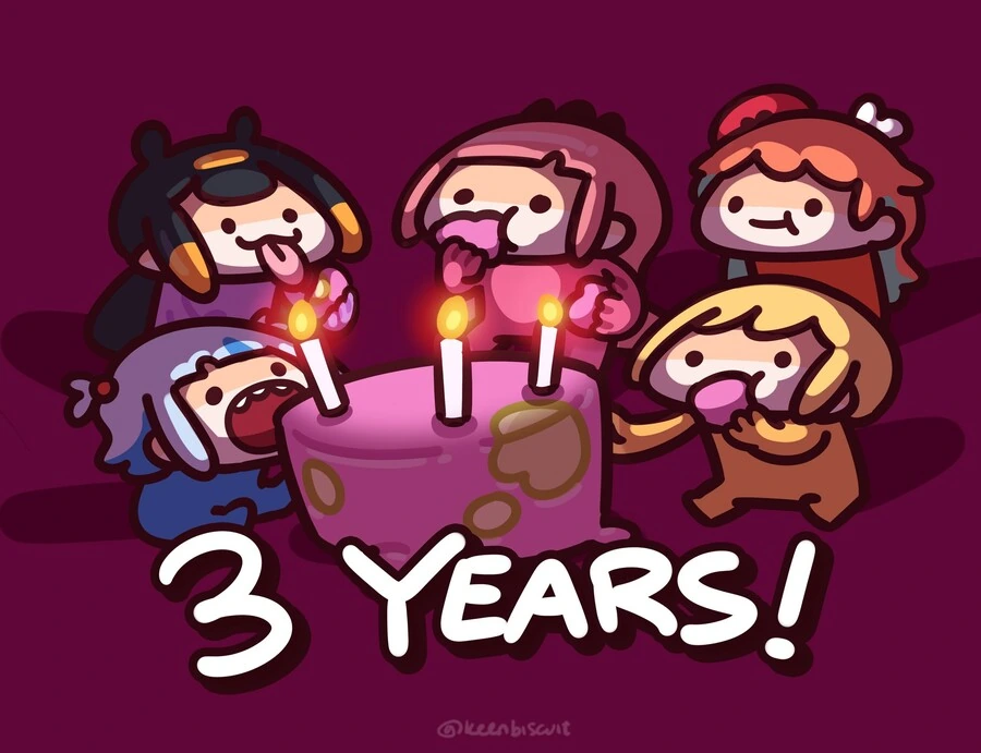 버튜버) 홀로myth 3주년 축하하는 해외공장장.manga
