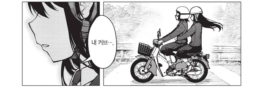 오토바이의 수명이 다했다는 여고생.manhwa
