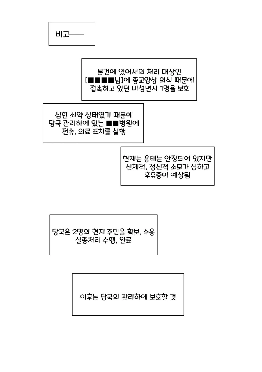 소꿉친구는 일족의 신에게 제물의 무녀가 되었다.manhwa - 이미지 23