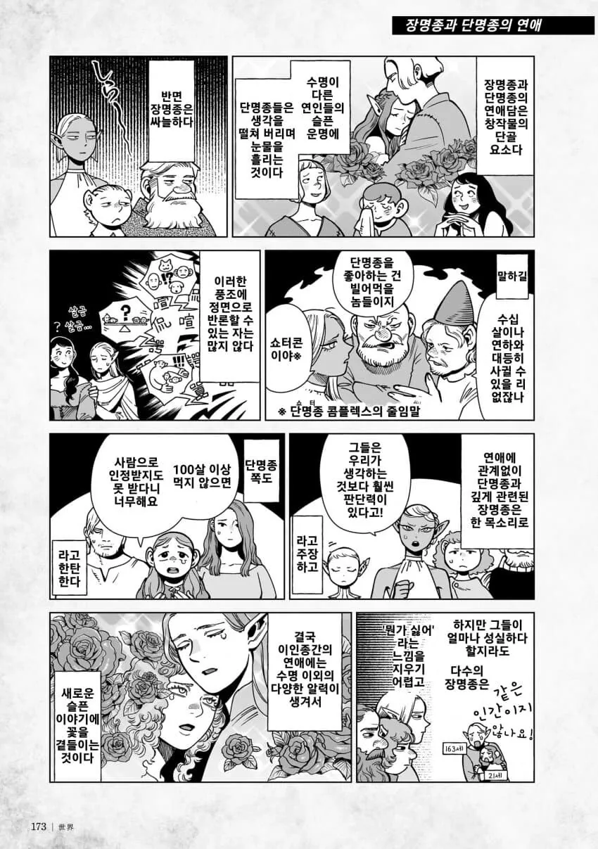 던전밥)수명물 로맨스가 인기있는 이유.manhwa