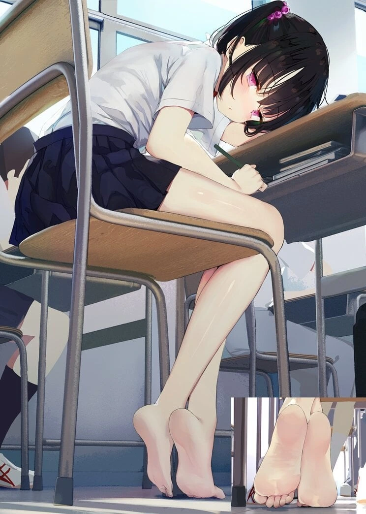 양말 안 신는 여자애.manga
